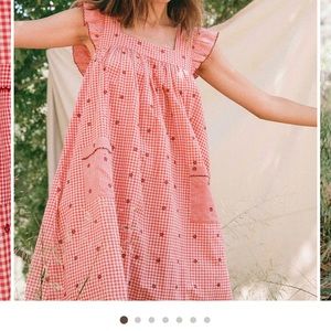 Christy Dawn, Bennet dress, red, Ruby Picnic, size S.